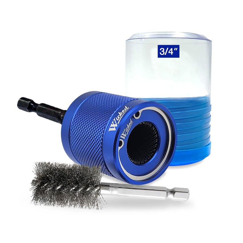 ويكد منظف ​​الأنابيب النحاسية WICKED 3/4، الأداة الأصلية شديدة التحمل القابلة للإصلاح بالكامل، أداة سباكين احترافية، ألومنيوم من فئة الطائرات ذات القوة الصناعية، جودة/متانة التجار - Image 1